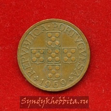 50 сентаво 1969 года Португалия
